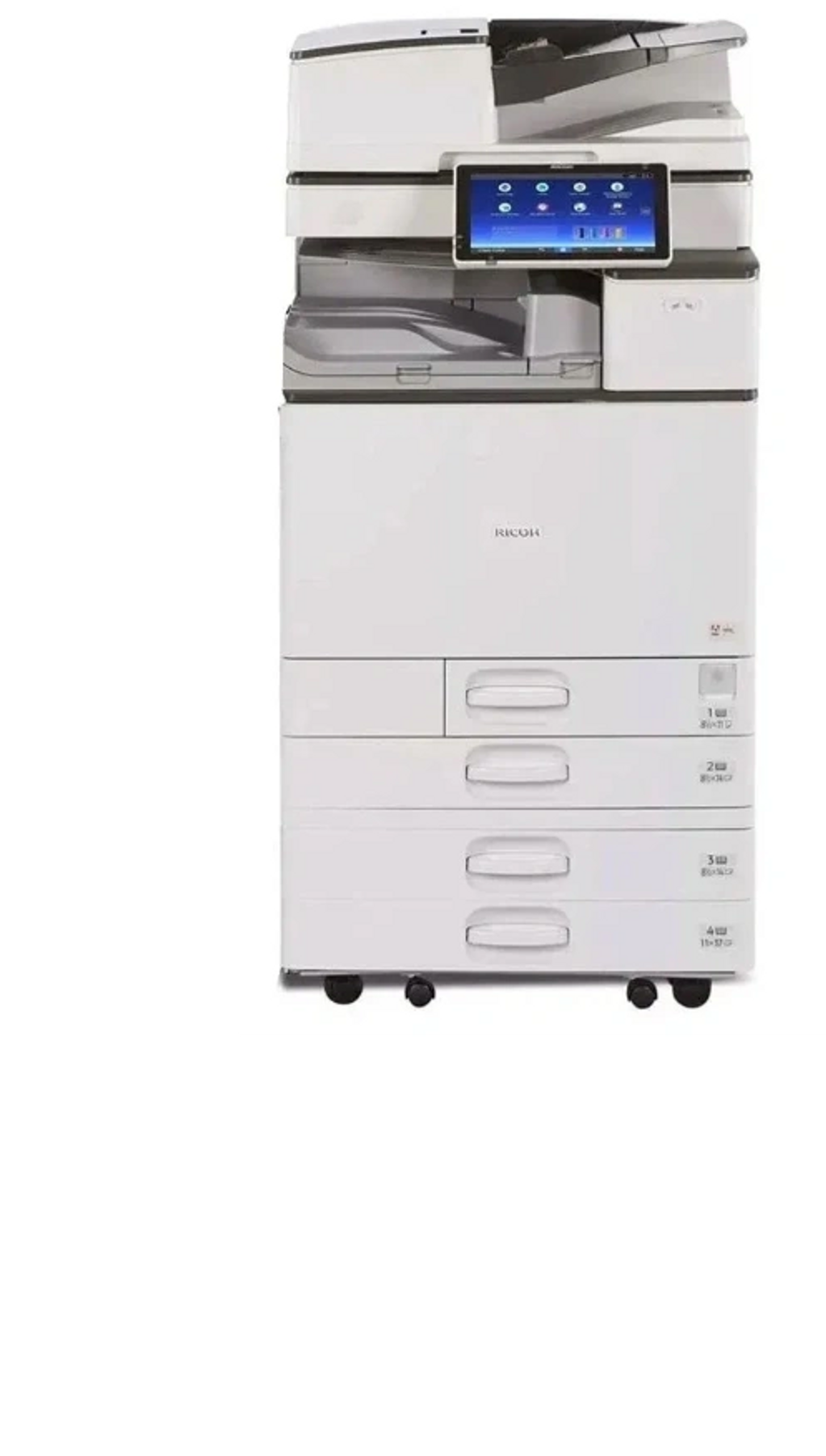 Ricoh MP4055 Multifunction B&W Printer with Copy, Scan and Fax.