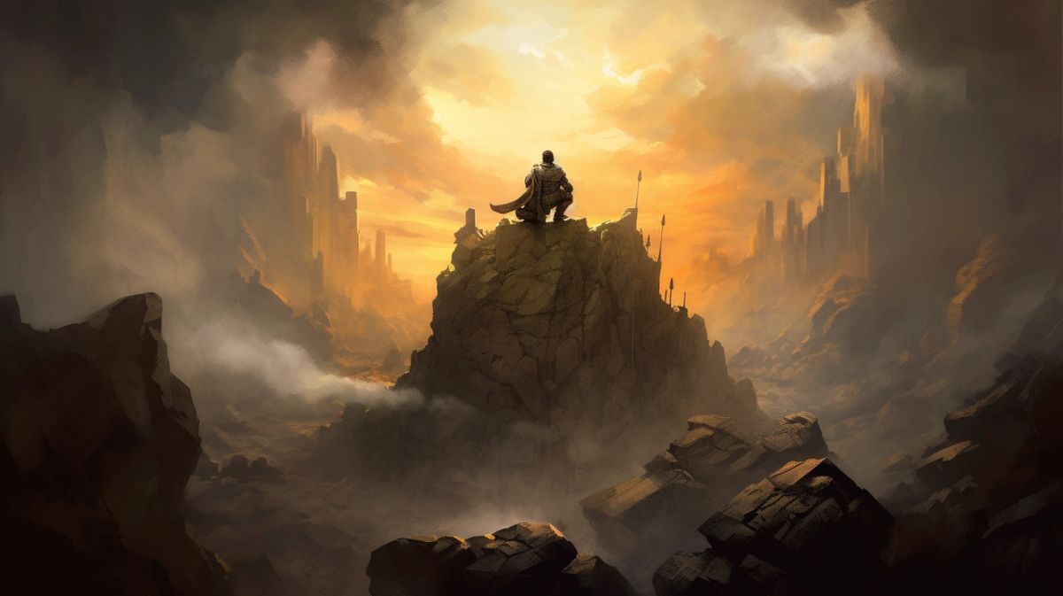 Digital Painting Of Psalm 3 16 X 24 Canvas Print digital-painting-of-psalm-3-16-x-24-canvas-print