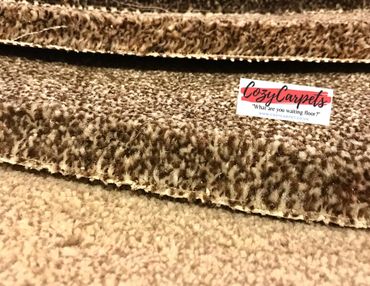Thick pile luxury range carpets.
