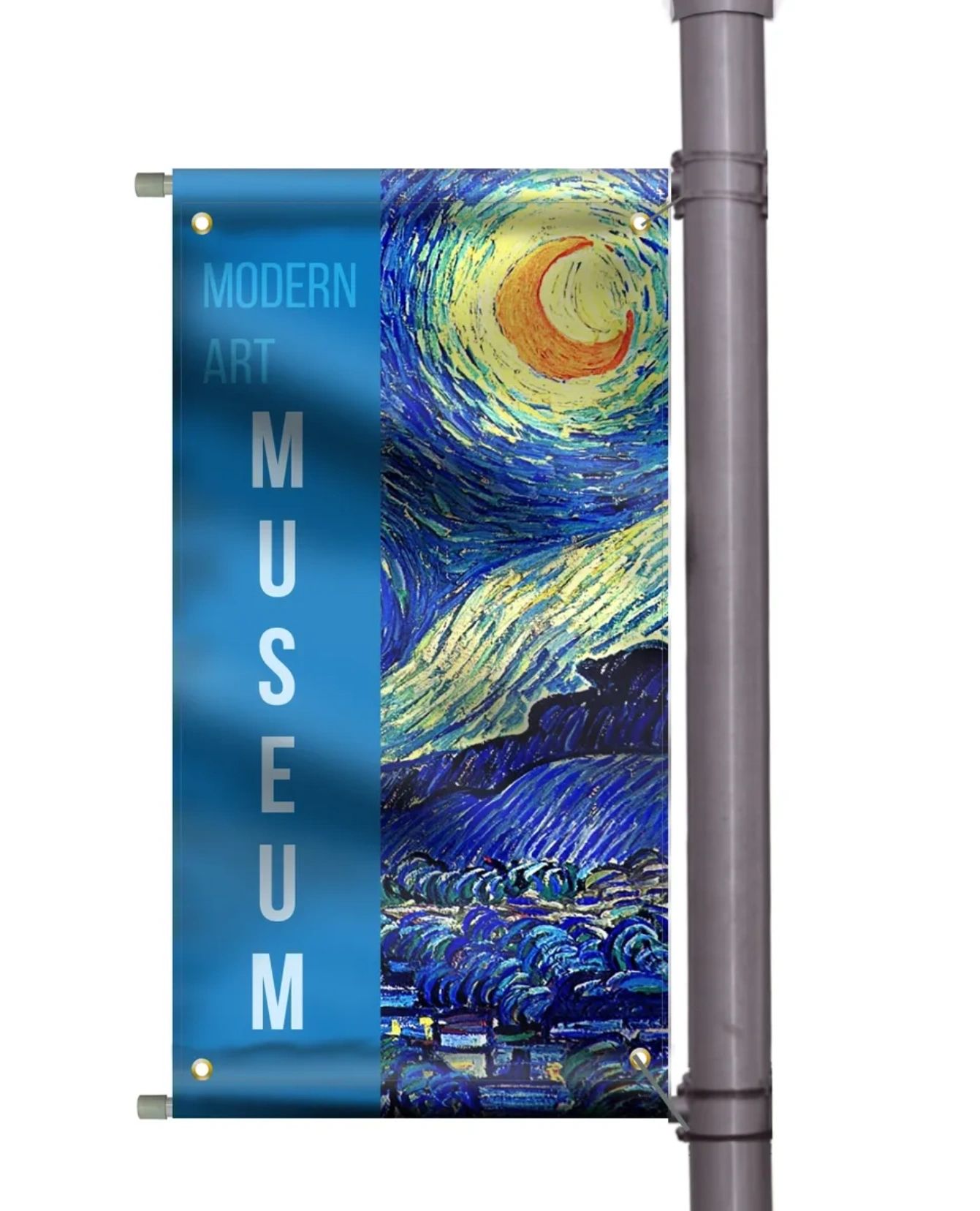 POLE BANNER SET (INCLUDES HARDWARE KIT, POLE POCKET & GROMMETS)