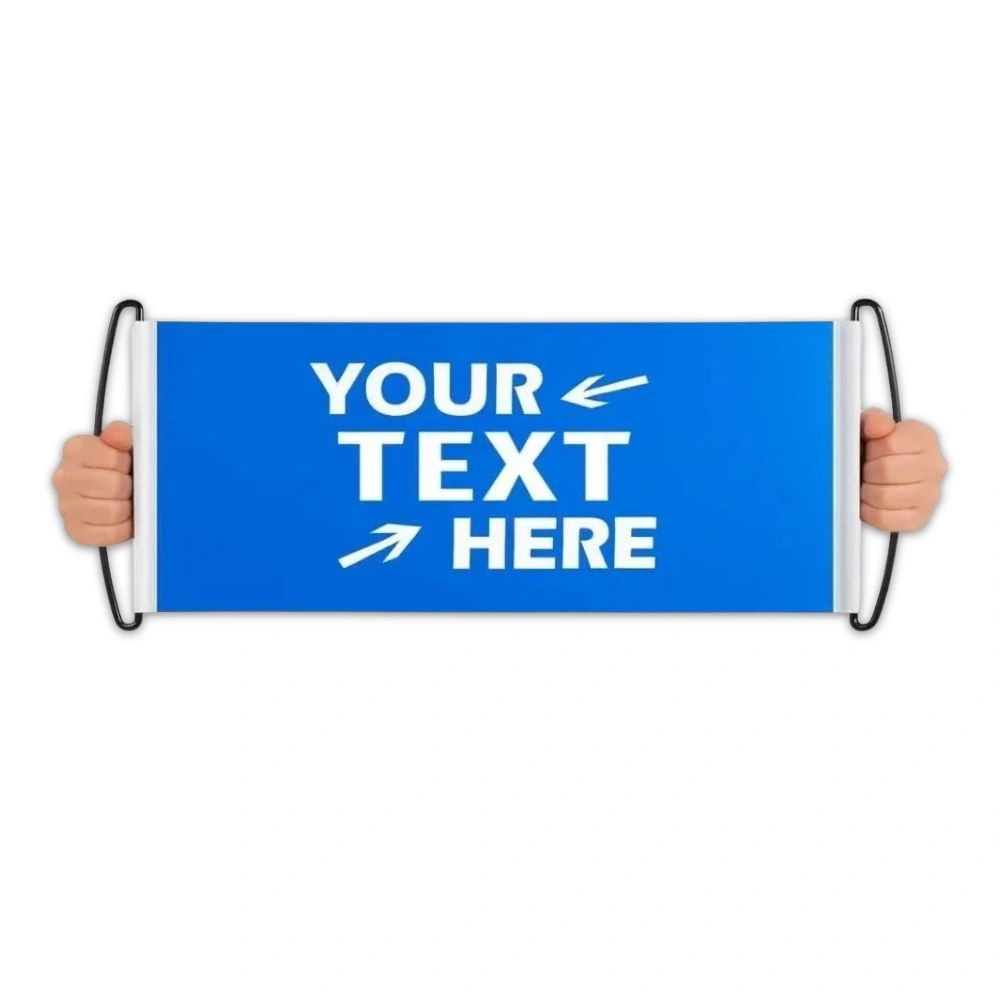 HAND BANNER (10 SET) 13 OZ MATTE VINYL BANNER