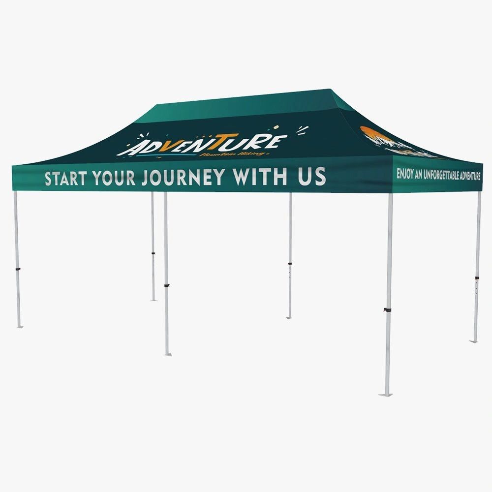 10' x 20' CUSTOM EVENT TENT (INCLUDES DESIGN, FRAME, CANOPY GRAPHIC & STANDARD BAG))