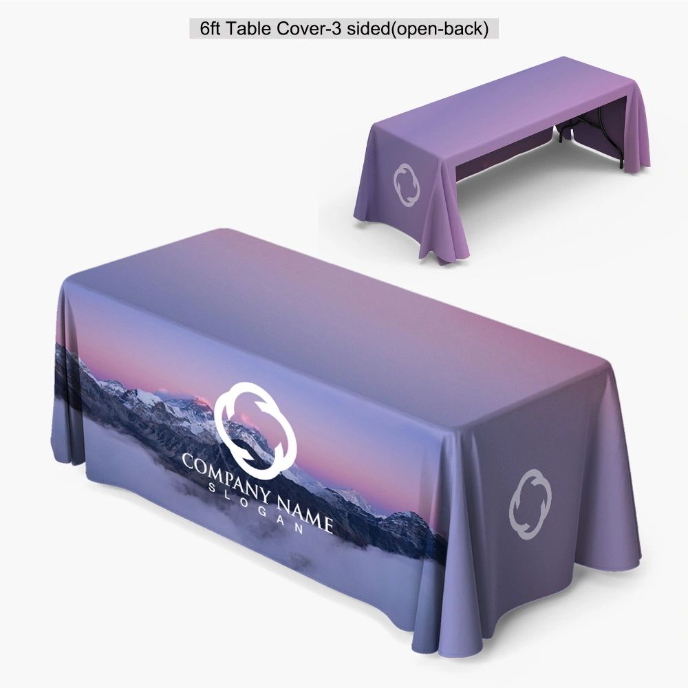 6FT TABLE THROW ( FULL COLOR DYE SUBLIMATION )