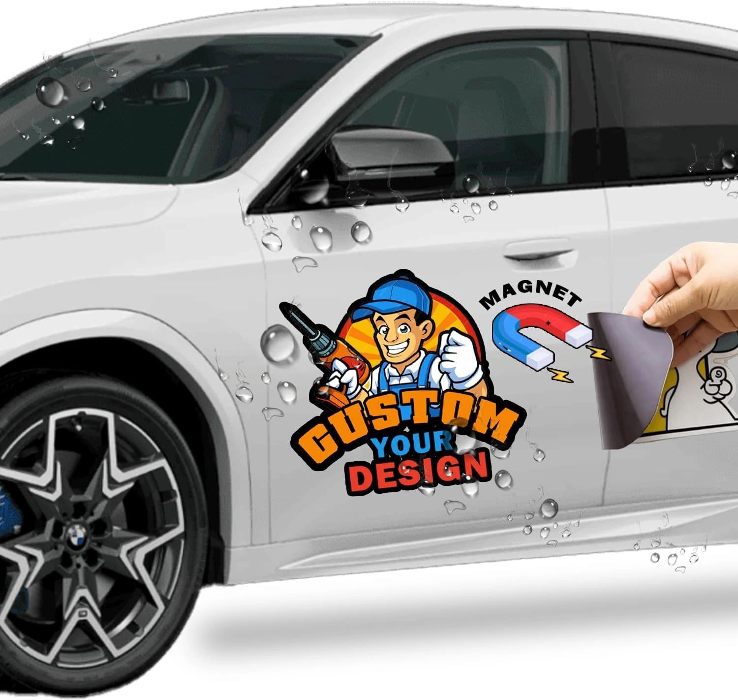 Contour Cut Car Magnets ( 24" x 96" IS MAXIMUM CUT AREA ) PRICE PER MAGNET