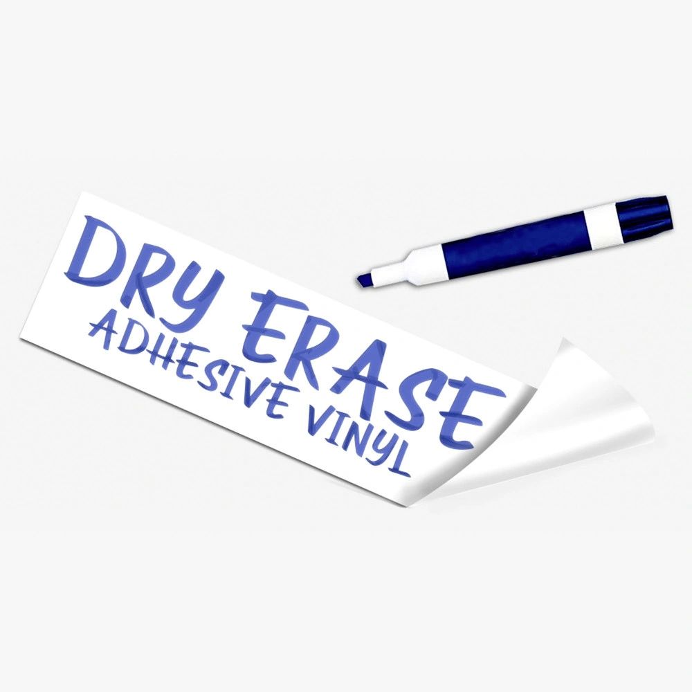 DRY ERASE ADHESIVE VINYL ($12.00 min.)