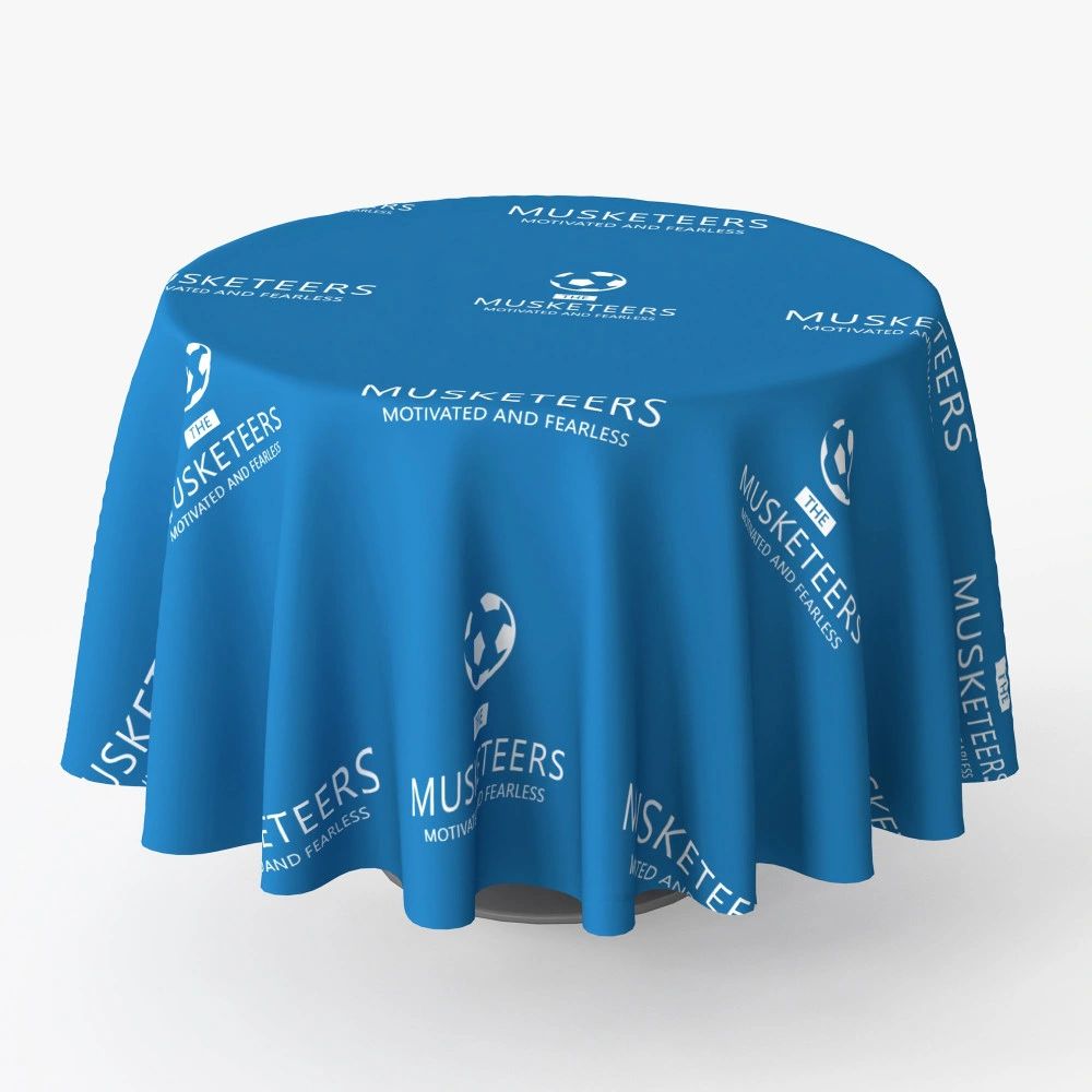 ROUND TABLE COVER ( FULL COLOR DYE SUBLIMATION )