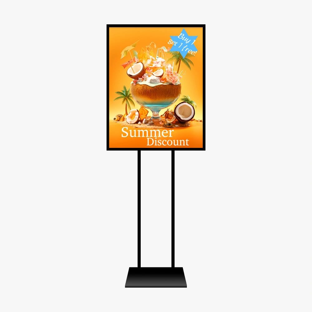 POSTER STAND 22" X 28" DOUBLE SIDED (INCLUDES PRINT & STAND)