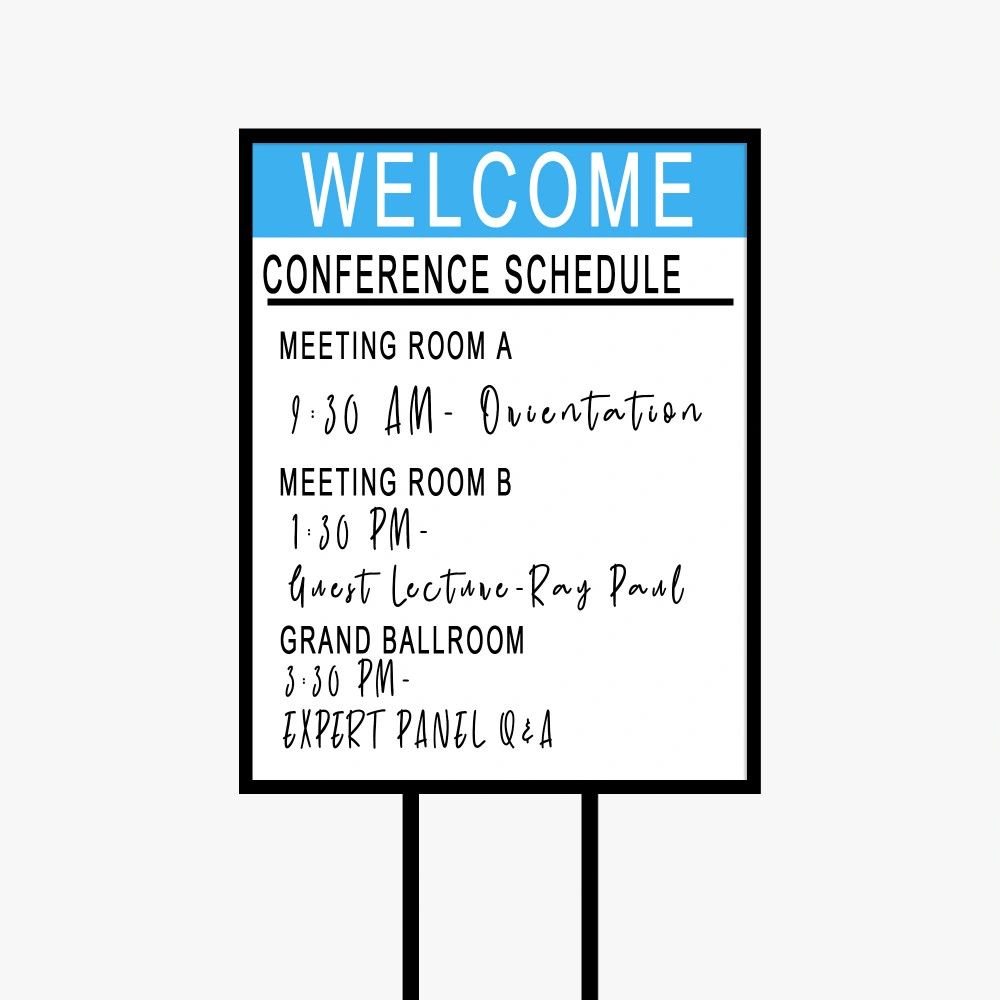 DRY ERASE PVC BOARD
