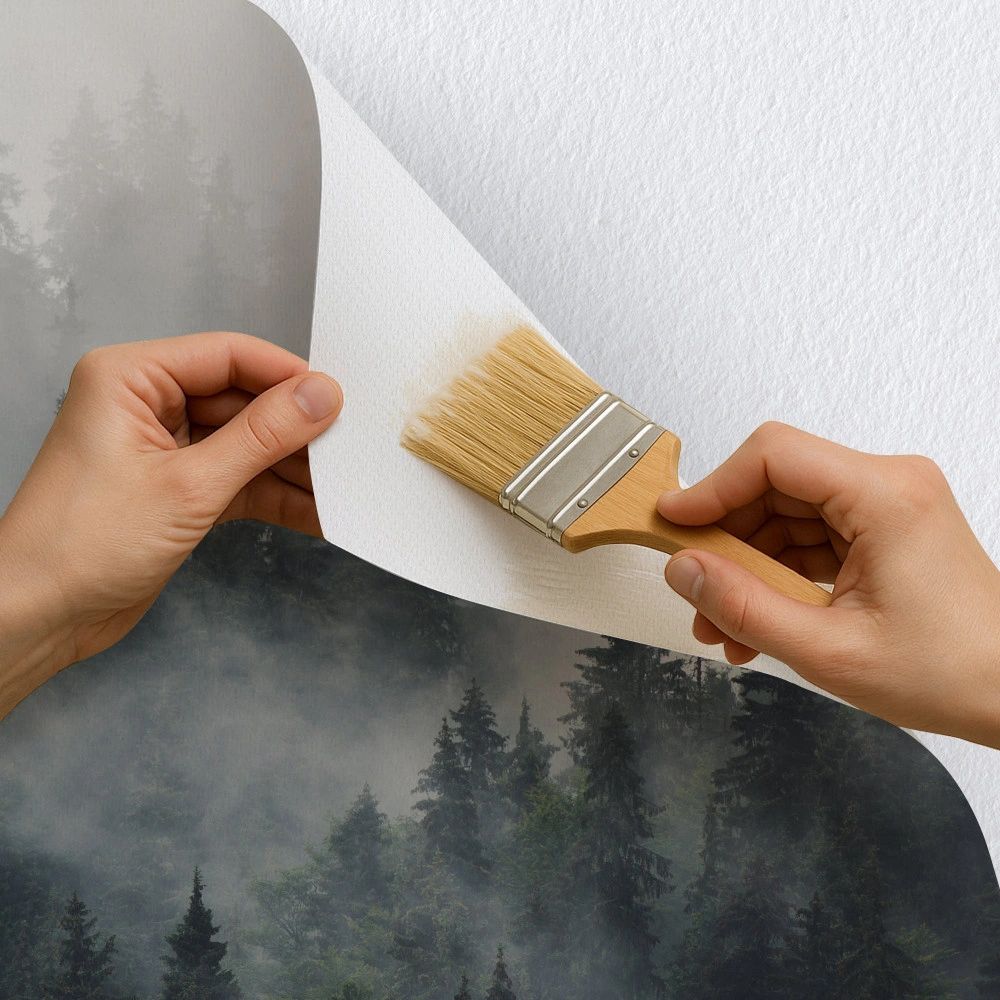 NON WOVEN WALL PAPER WITH MATTE FINISH