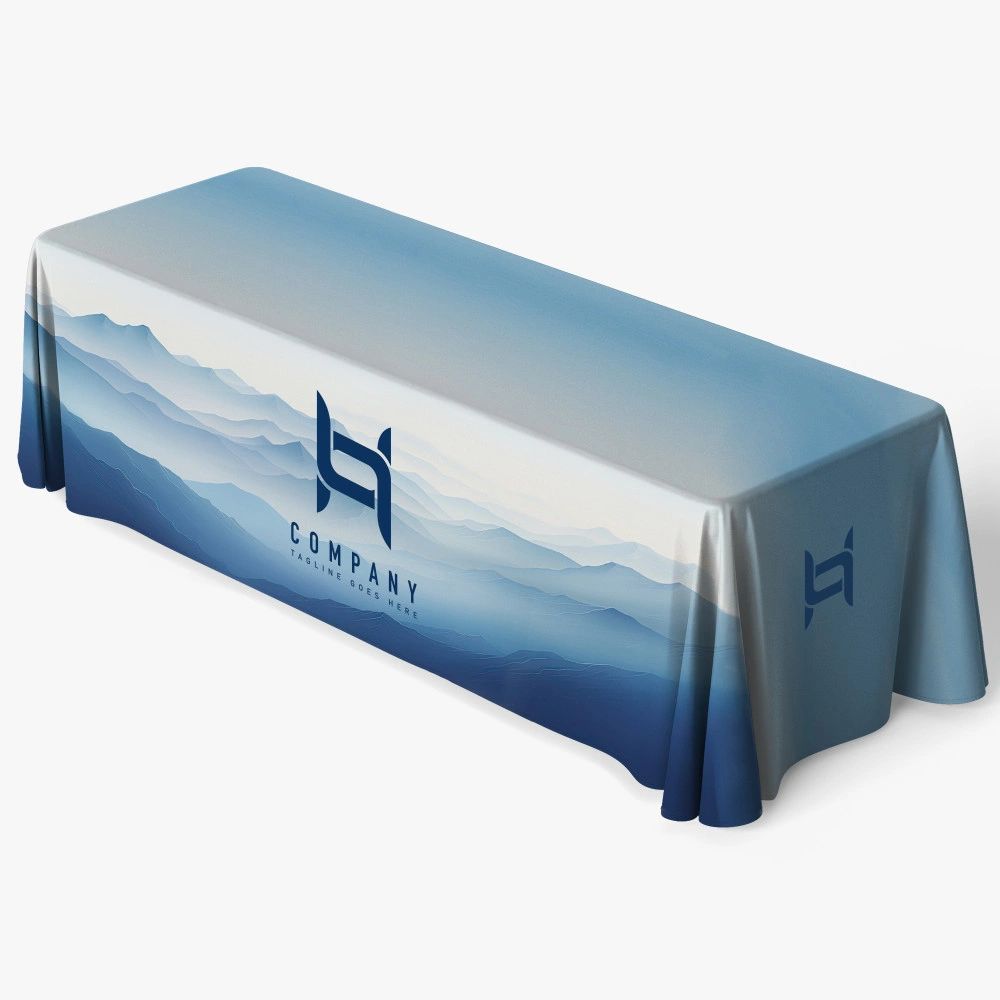 8FT TABLE COVER ( FULL COLOR DYE SUBLIMATION )