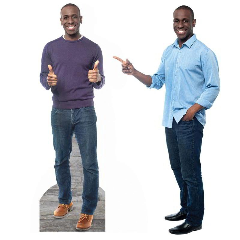 STANDEES ( CONTOUR CUT OUT OF 48" X 96" COROPLAST SHEET