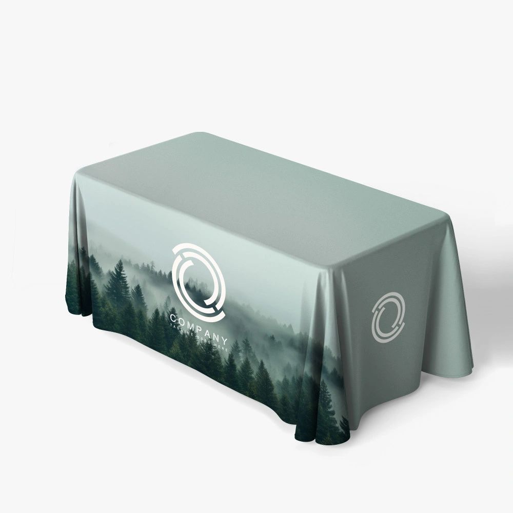 4FT TABLE COVER ( FULL COLOR DYE SUBLIMATION )