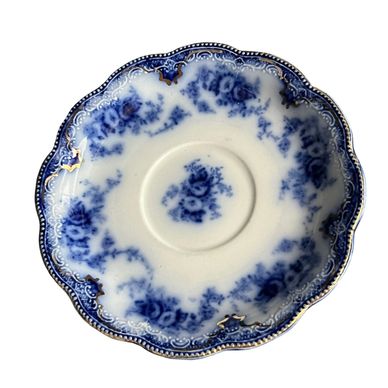 Grindley Flow Blue With Gilt Florida Pattern Small Plate