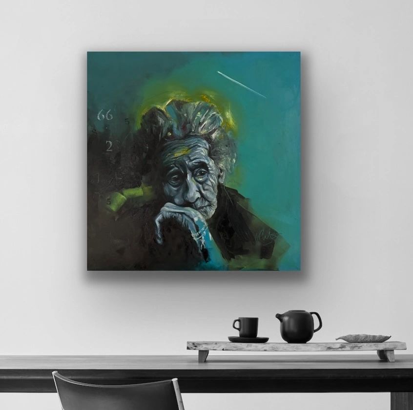 Oil On Canvas - Mounted On Board