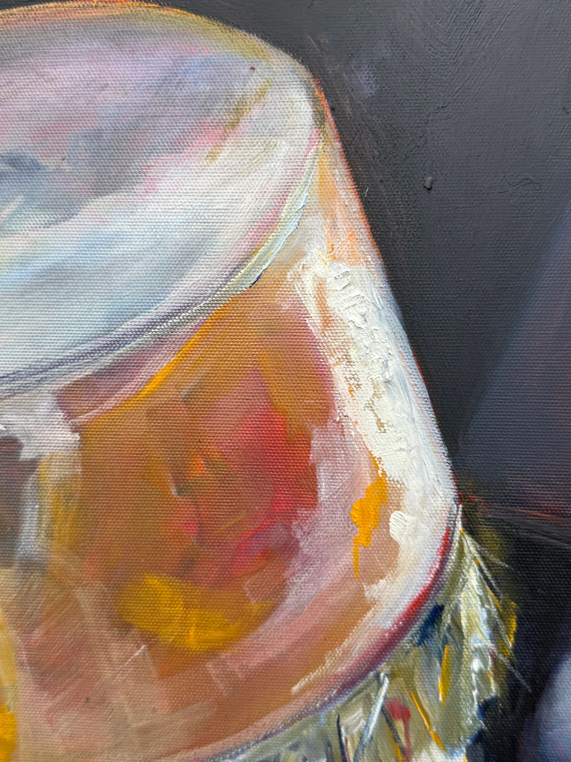 yellow tin bucket on child's head