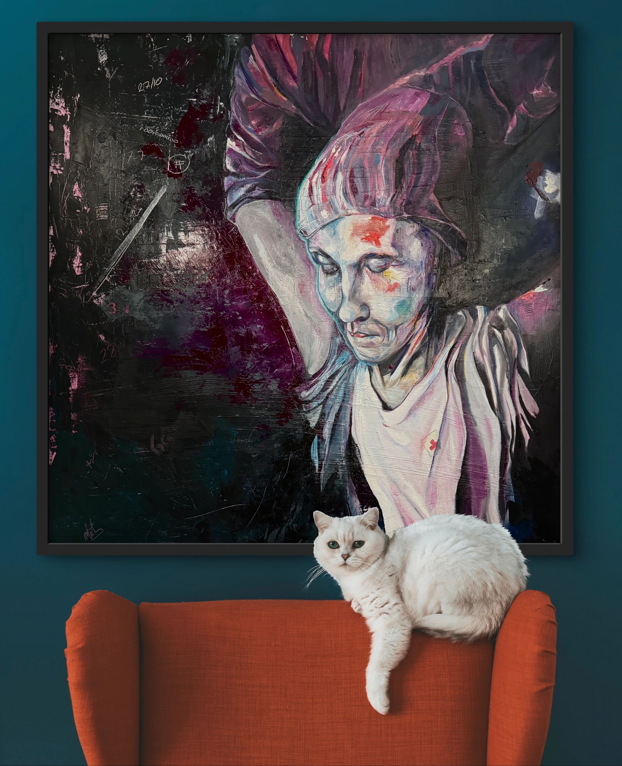 Nurse painting. 