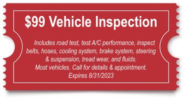 $99 Vehicle Inspection