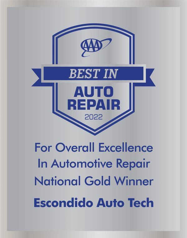 Best in Auto Repair 2022 plaque