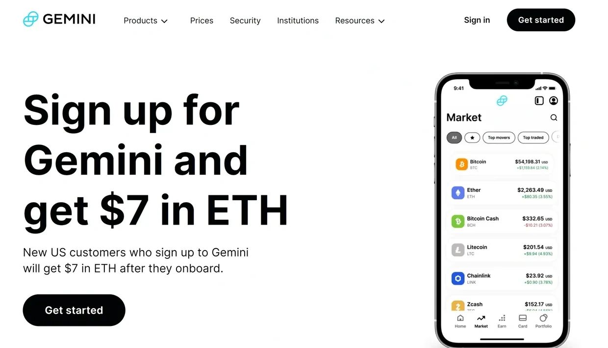 Gemini Exchange Login