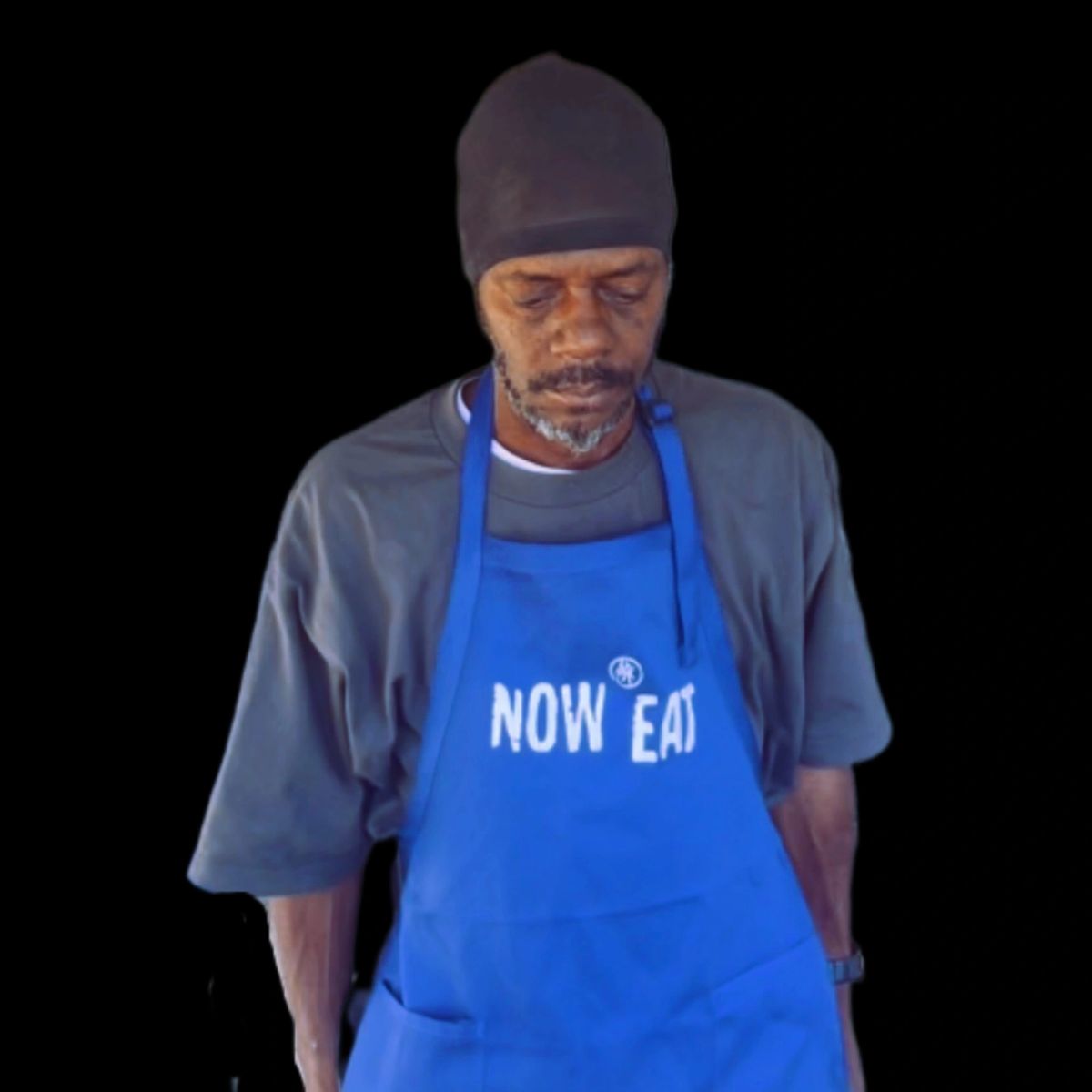 NOW EAT BBQ APRON by Brotha Lynch Hung