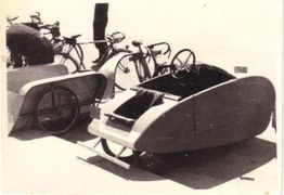 Mochet Velocar as a Velotaxi in Paris