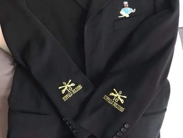 Buffalo Soldiers Gear Embroidered Baseball Jersey