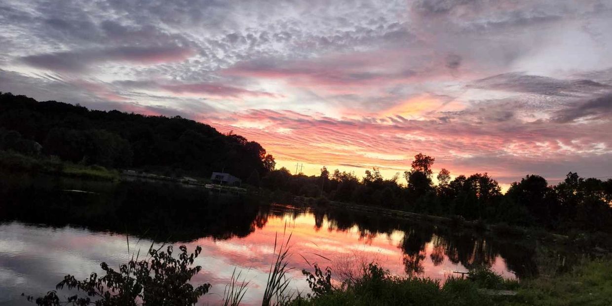 Sunset at Still Valley Lake