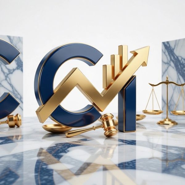 Cornerstone Marketing logo with a gavel.