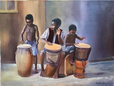 "And the Beat Goes On"
12" x 16" Oil on canvas
SOLD