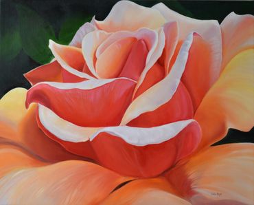 "Blushing Rose"
24" x 30" 
Oil on Gallery wrap canvas
SOLD