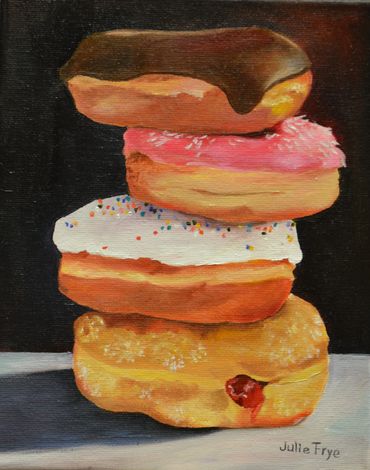 "Dunkin Donuts"
8" x 10" 
Oil on canvas
SOLD