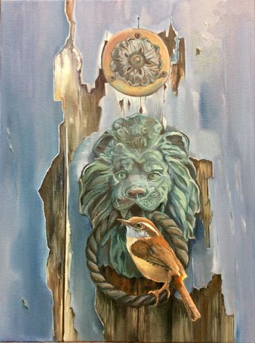 "Door Knocker"
12" x 16" Oil on canvas
SOLD