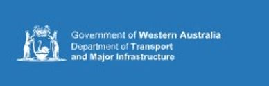 Logo of Western Australia's Department of Transport and Major Infrastructure.