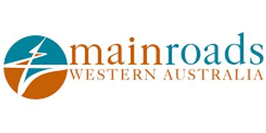 Main Roads Western Australia logo.