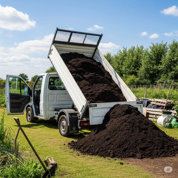 Cubic Metre Green Compost. Available loose or in Bulk Bags for collection or delivery.