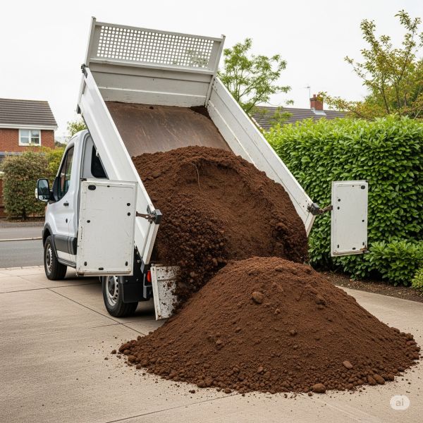 1 Tonne BS-3882 Sandy Loam topsoil - Available loose or in Bulk Bags for Collection or Delivery.