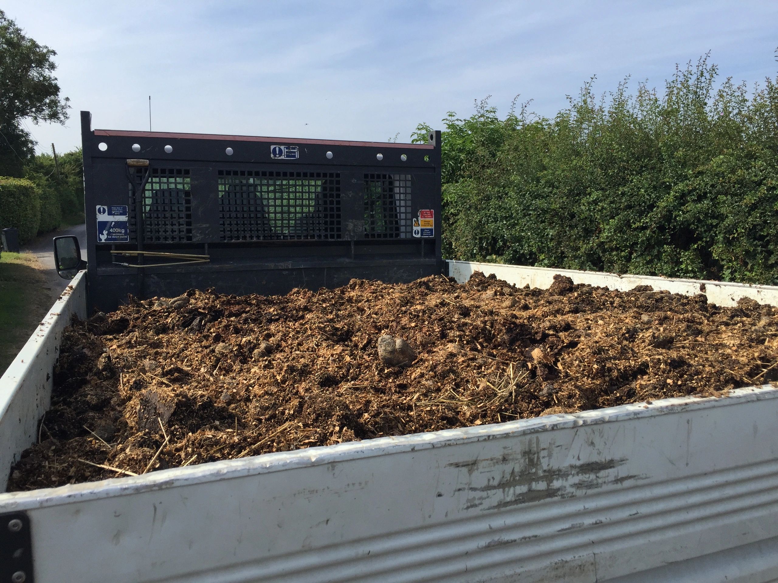 Cubic Metre Manure. Available loose or in Bulk Bags for collection or delivery.