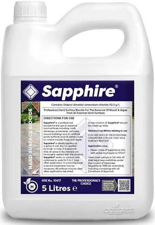 Sapphire Pro Hard Surface Cleaner - Professional Weed Killer UK