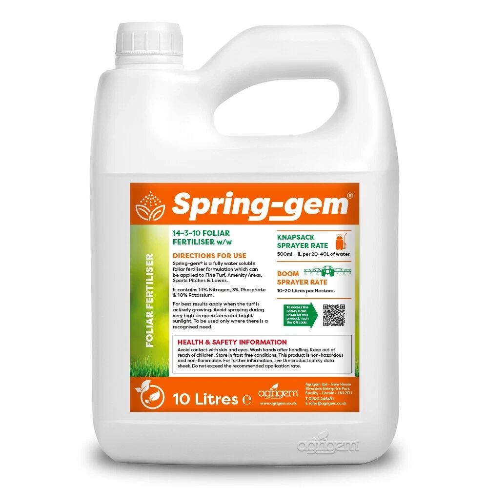 Spring-Gem 14-3-10 Foliar Fertiliser 10L