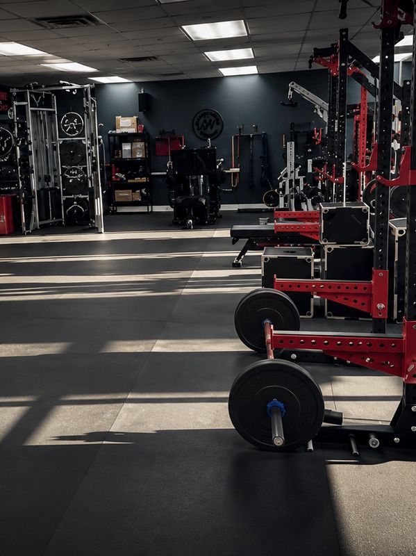 Spacious floor and commercial grade equipment at LiV