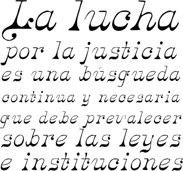 Quote about justice and laws in elegant script.