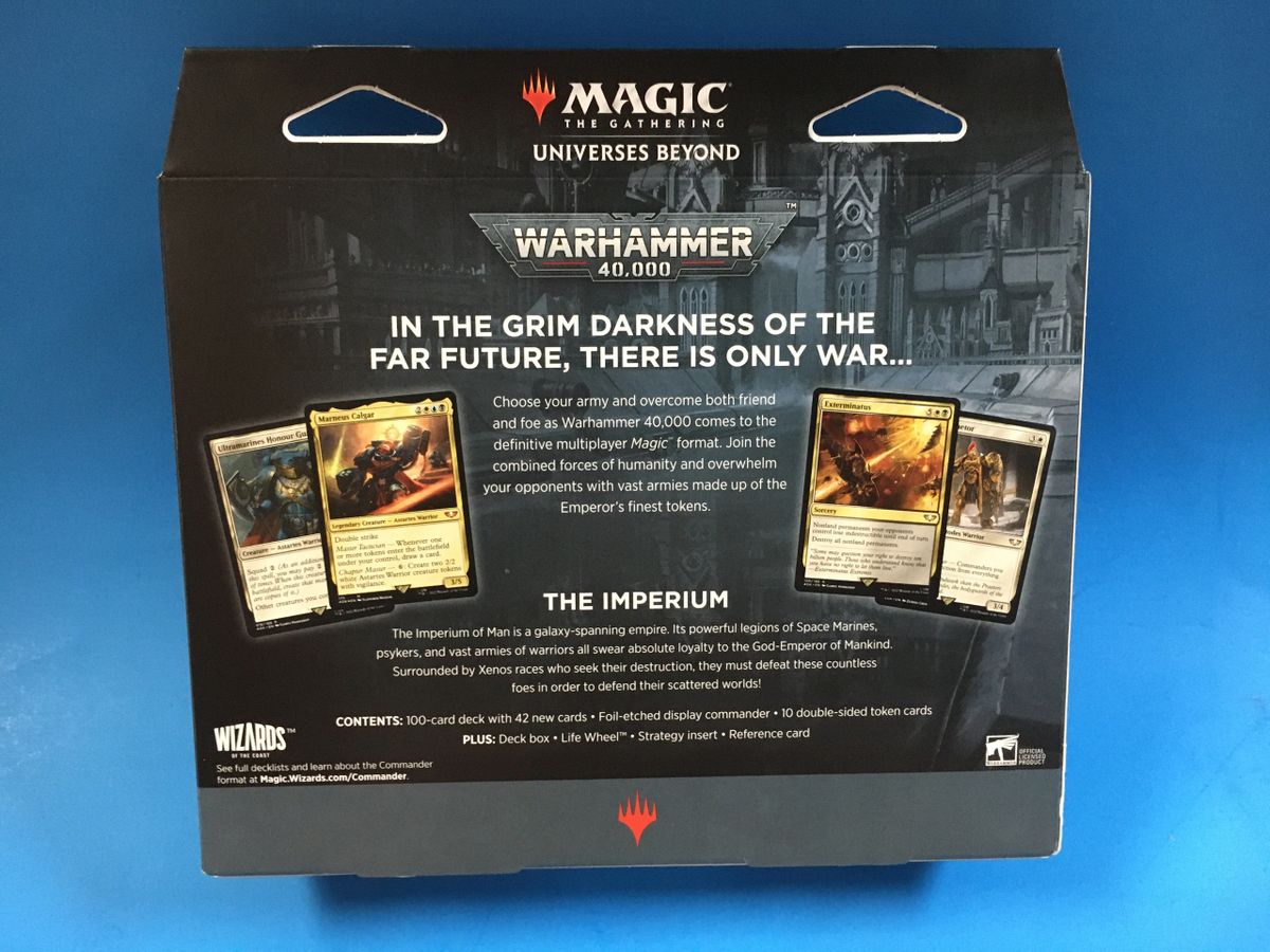 Magic The Gathering Universe Beyond Warhammer 40,000 Commander