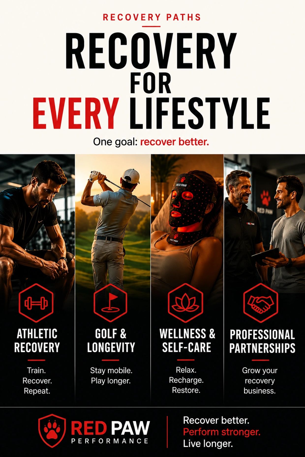 Recover better perform stronger live longer