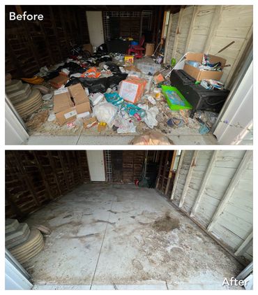 Full garage and basement cleanout on this one. 