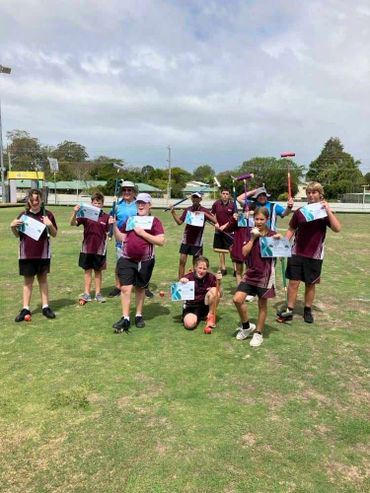 Weekly sessions with School Groups to learn Gateball