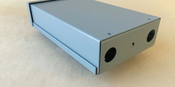 Custom Powder Coated Chassis & Cover - Spatter Gray