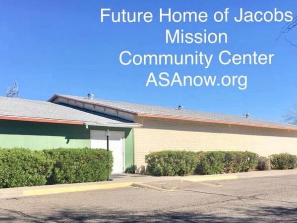 Building designated for future Jacobs Mission Community Center.