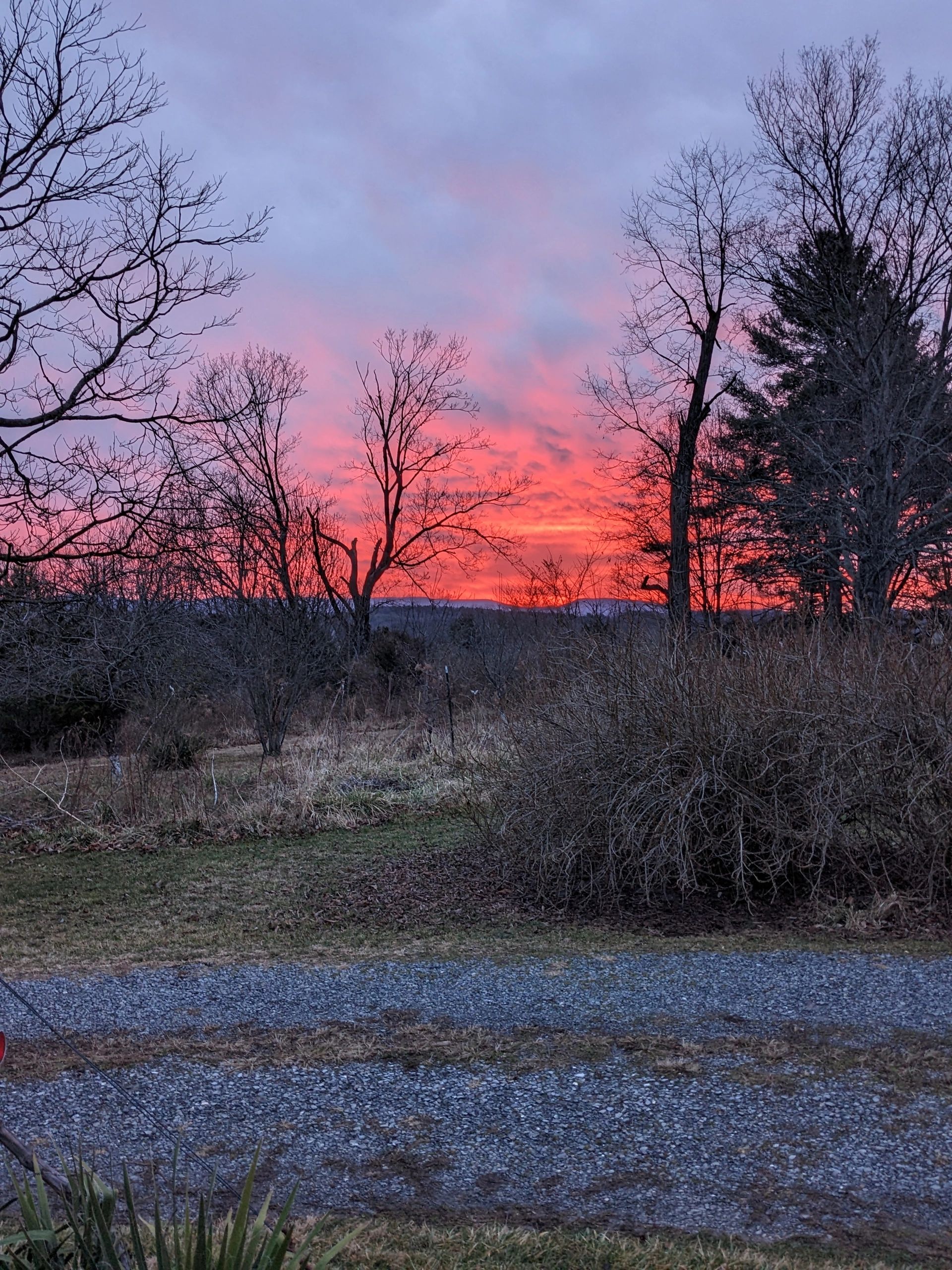 Rural sunrise