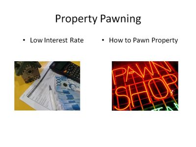 pawning process