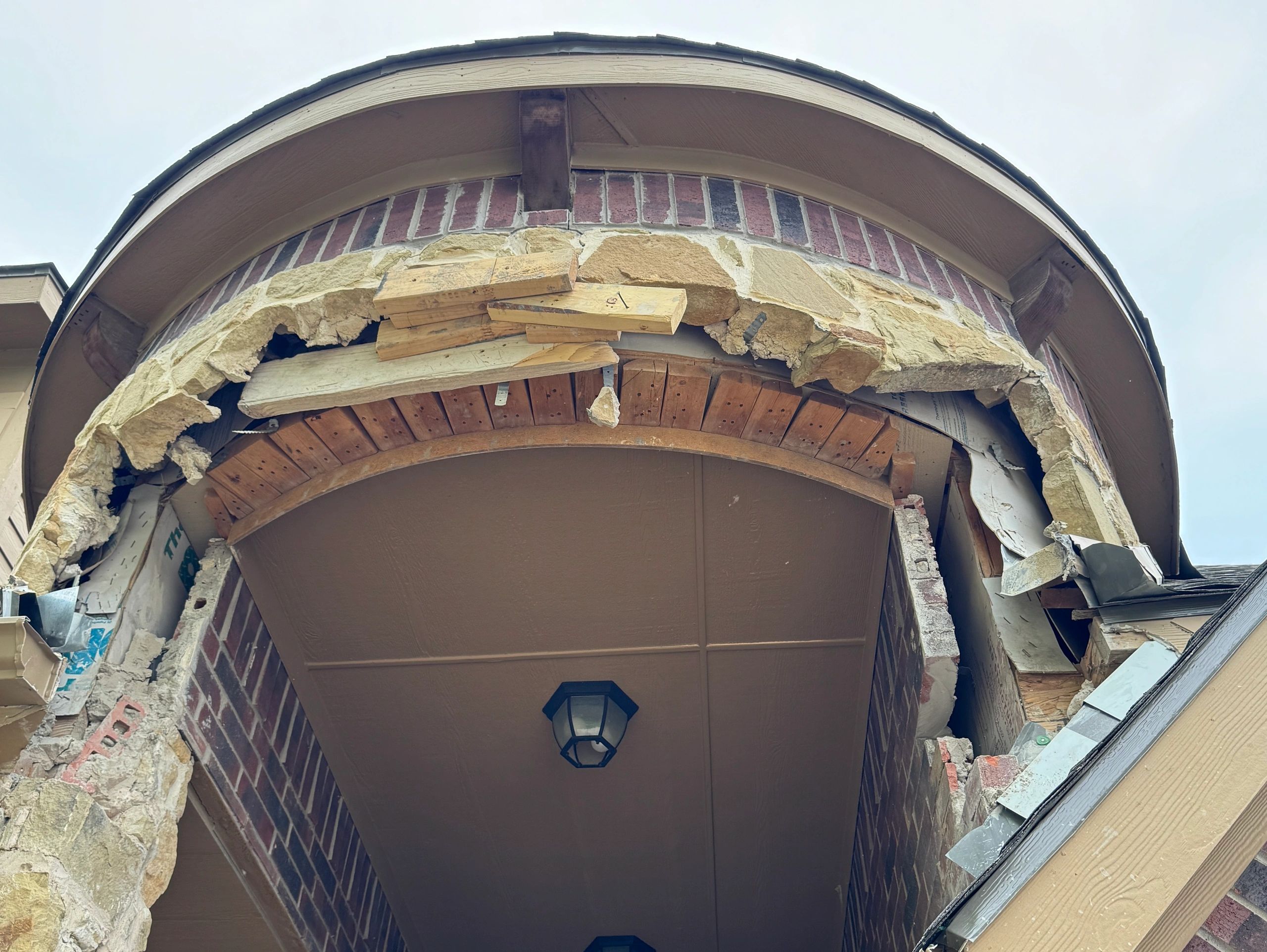Brick and stone arch repair